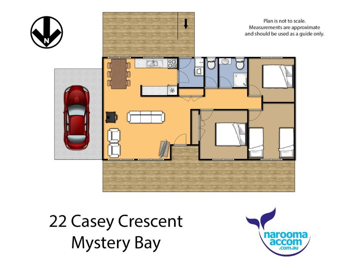 Caseys Pet Friendly Beach Cottage Mystery Bay エクステリア 写真